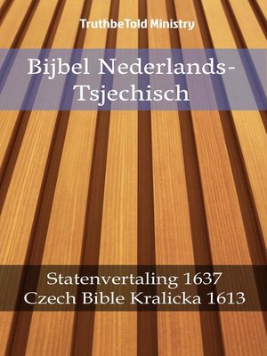 cover image of Bijbel Nederlands-Tsjechisch